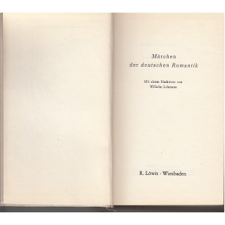 Marchen der deutchen romantik (limba germana) - Brentano, Tieck, Hoffman, Chamisso, Motte-Fouque